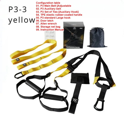 New 1 Set Suspension Training Strap Fitness Strength Power Suspension Trainer  Yoga Strap Wall Mount Professional Trx Tensioner