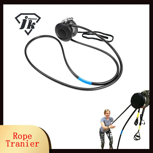Suspension Endless Rope Trainer Core Power Training Hanging Easy And Exercise Home Or Gym Resistance Magnetic Control 6 Levels