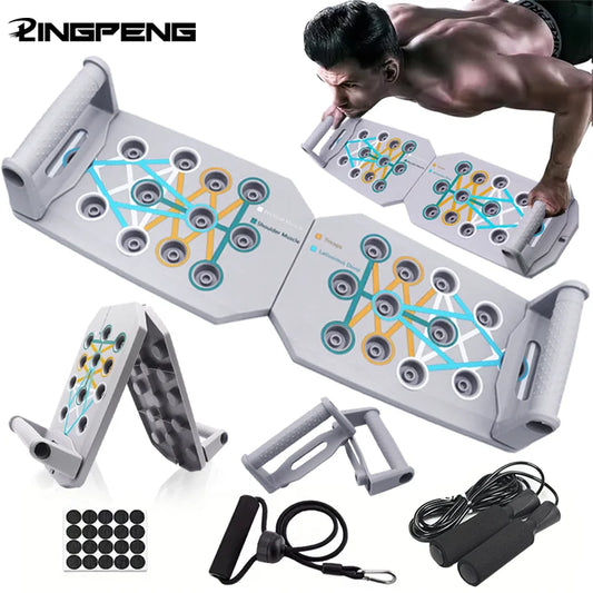 Push Up Support Board, Multifunctional Exercise Chest and Abdominal Muscles, Household Men's and Women's Training Board Fitness