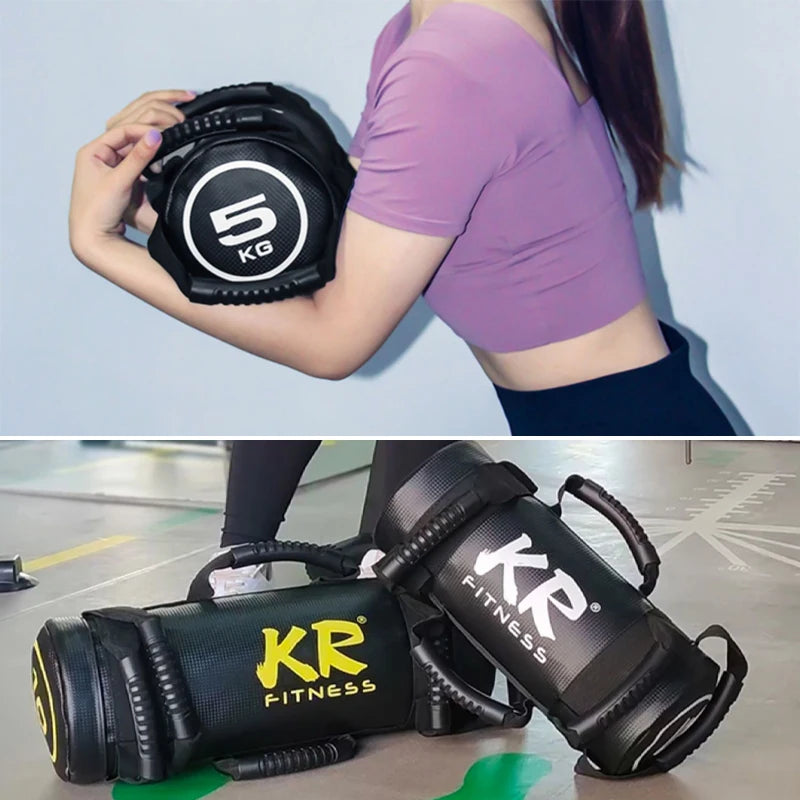 Fitness Sandbag 5/10/15/20/25/30kg Weight Lifting Bulgarian Sandbag Unfilled Power Bag Body Building Gym Sports Muscle Training