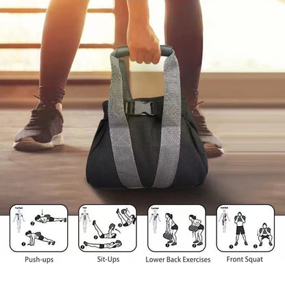 Fitness Training Power Sandbag Portable Adjustable Canvas Sand Kettlebell Soft Sand Bag for Home Training,Fitness,Yoga Workout