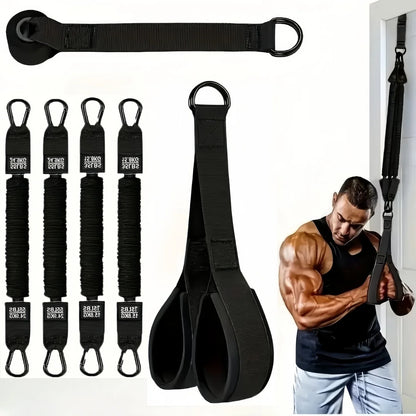 225/300LBS Home Suspension Trainer System Resistance Trainer Exercise Straps Multi-Function for Home Gym Full-Body Workout