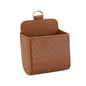 Multi functional car storage rack, artificial leather car phone holder, hanging storage box, car interior storage accessories