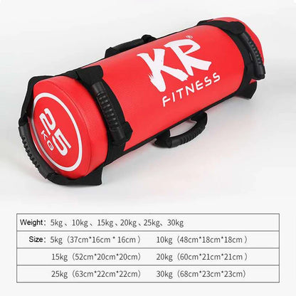 Fitness Sandbag 5/10/15/20/25/30kg Weight Lifting Bulgarian Sandbag Unfilled Power Bag Body Building Gym Sports Muscle Training