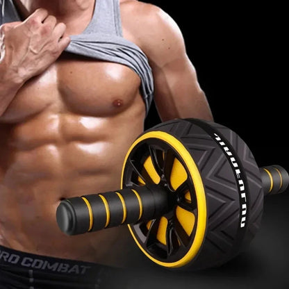 Silent fitness exercise ab roller workout for the abdomen, weight loss fitness, abdominal wheel abdominal exercise equipment.