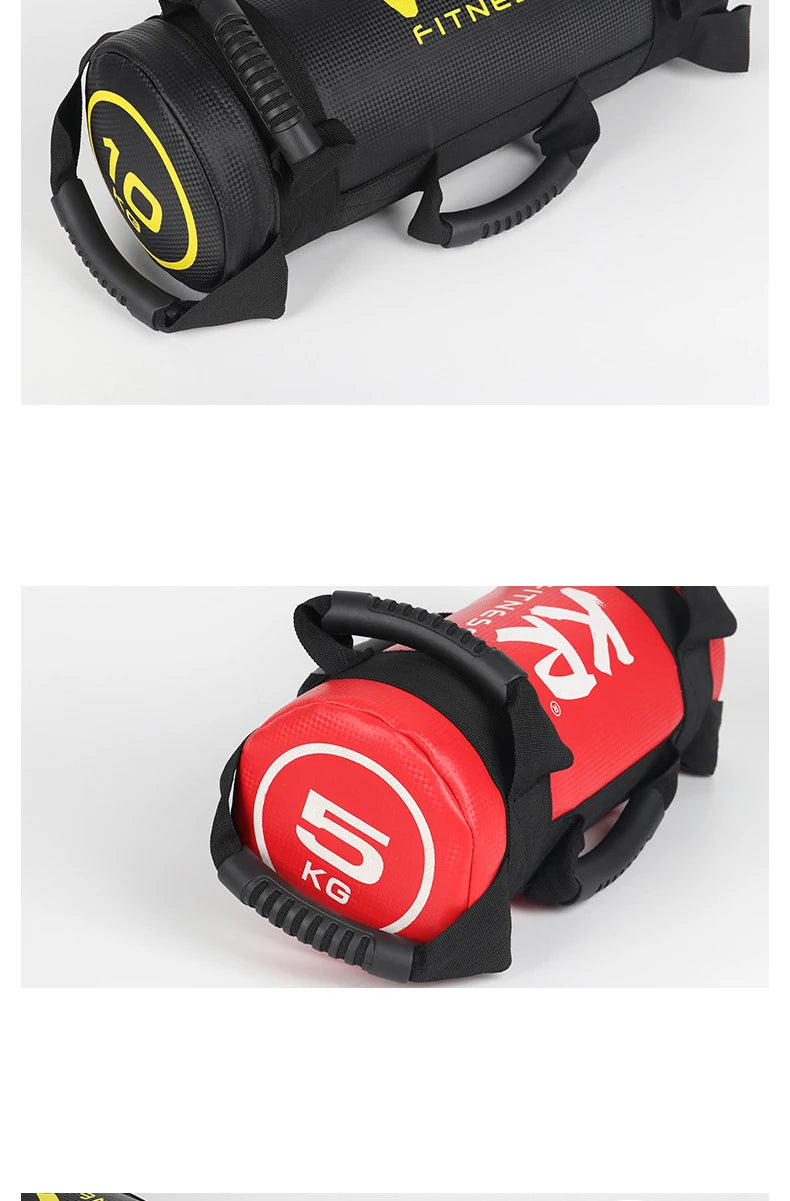 Fitness Sandbag 5/10/15/20/25/30kg Weight Lifting Bulgarian Sandbag Unfilled Power Bag Body Building Gym Sports Muscle Training