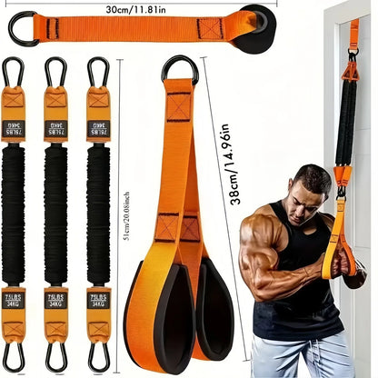 225/300LBS Home Suspension Trainer System Resistance Trainer Exercise Straps Multi-Function for Home Gym Full-Body Workout