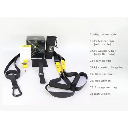 New 1 Set Suspension Training Strap Fitness Strength Power Suspension Trainer  Yoga Strap Wall Mount Professional Trx Tensioner