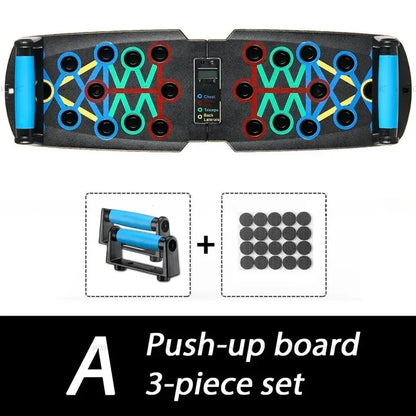 Household push-up board set for portable multi-function push-up fitness equipment for men's chest abdomen/back training