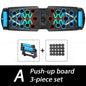 Household push-up board set for portable multi-function push-up fitness equipment for men's chest abdomen/back training