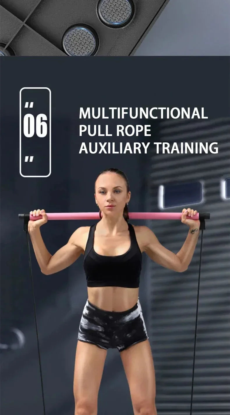 Household push-up board rack, foldable fitness equipment for men and women, chest and abdominal muscle training device.